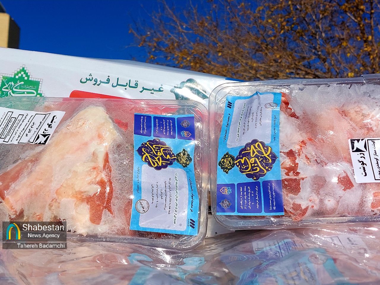 بچههای مسجدی کرمان حامل هدیه مادری حضرت خدیجه سلام الله علیها در نذر قربانی فاطمی