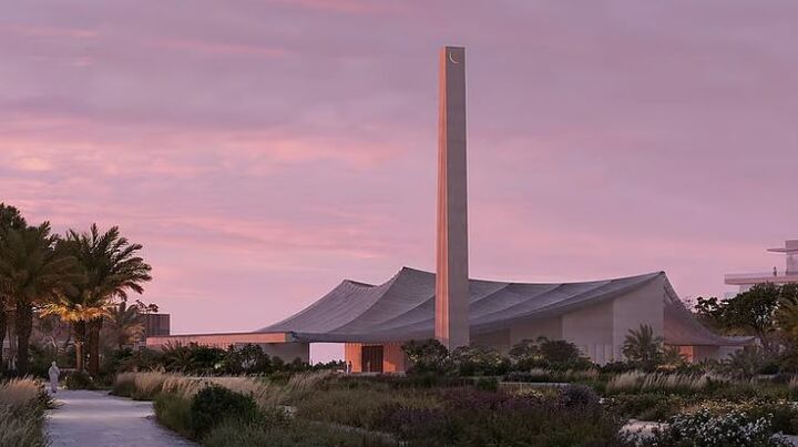 رونمایی از طرح مسجدی به گنجایش هزار نمازگزار در امارات؛ یک بنای مهم معماری اسلامی در نخلة جبل علی