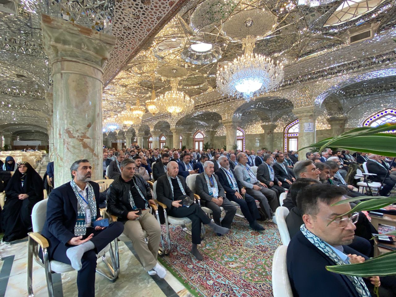 خاموشی: صحن حضرت زهرا(س) ما را به اولیاالله متصل می‌کند/ پلارک: طرح توسعه حرم علوی از جهات مختلف باید در گینس ثبت شود