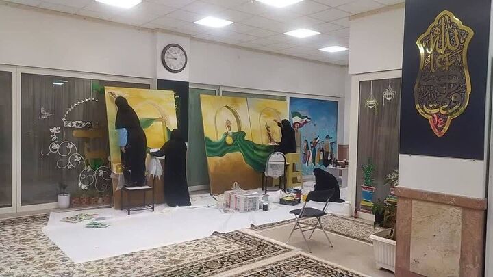 جلوه هنر بانوی ایلامی در حرم امام رضا (ع)