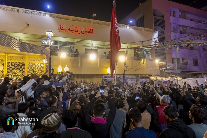 برگزاری مراسم برافراشتن پرچم حضرت عباس (ع) در پاکستان