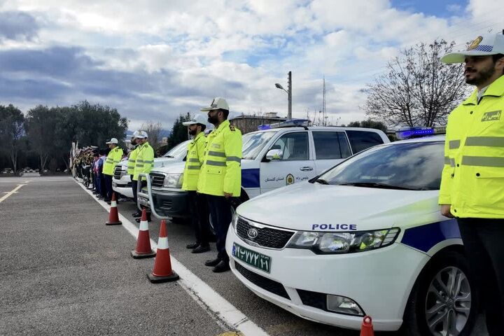 آغاز طرح زمستانه پلیس راه در ۱۶۰۰ کیلومتر از جاده های گلستان؛ هزار نفر به‌کارگیری شدند