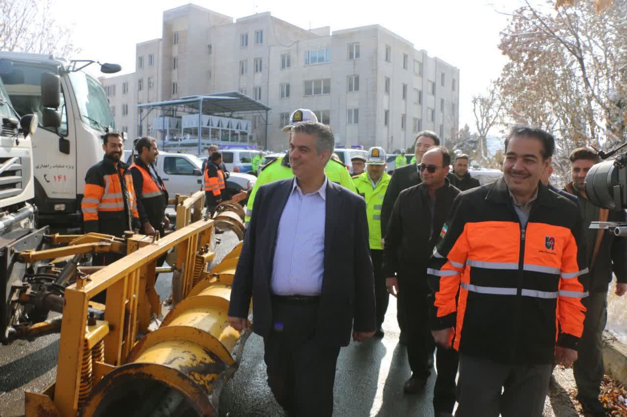 آمادهباش کامل خدماترسانی در جادههای استان مرکزی با آغاز نمادین «طرح ترافیک زمستانی»