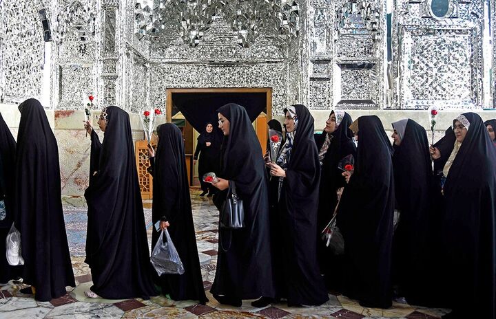 هیئت‌دخترانه معصومانه در حرم مطهر حضرت فاطمه معصومه سلام‌الله‌علیها