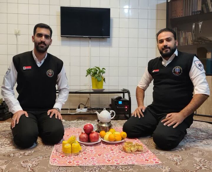 خدمت‌رسانی به بلندای شب یلدا