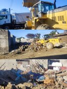 آغاز عملیات آواربرداری واحدهای تخریب‌شده از سیل در شهرستان سیریک