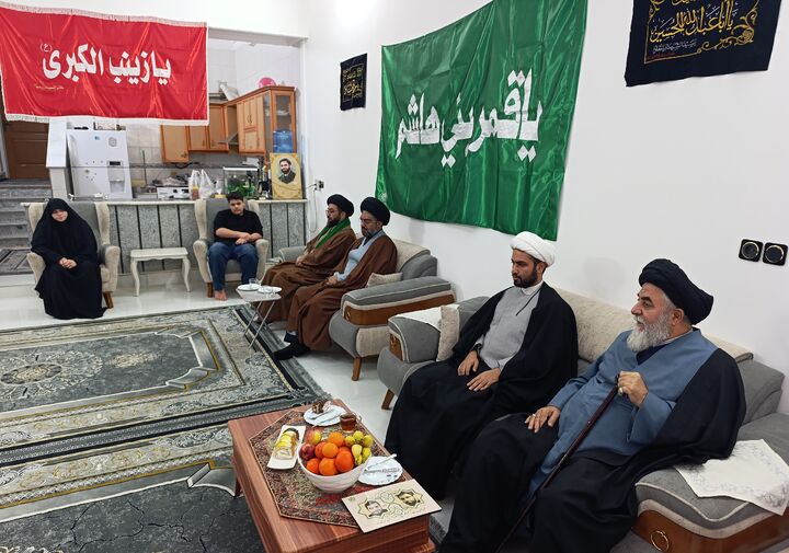 دیدار تولیت آستان مقدس مسجد جمکران با خانواده شهید صداقت