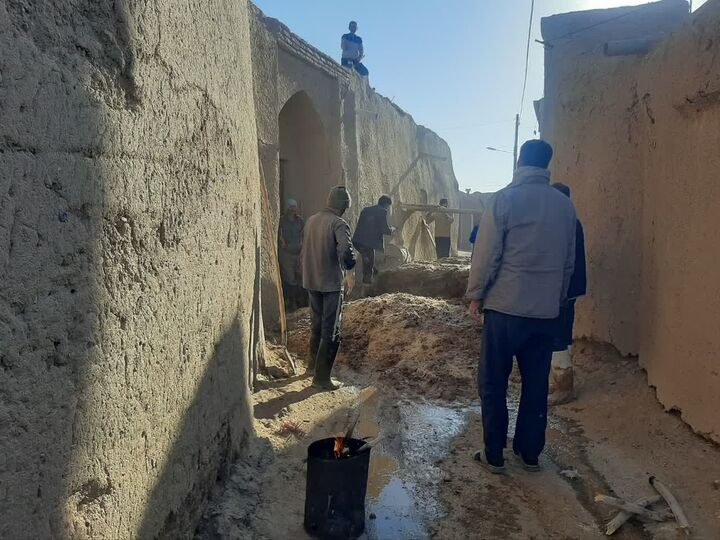 مرمت بافت تاریخی خوسف با مشارکت مردم مرمت بافت تاریخی خوسف با مشارکت مردم