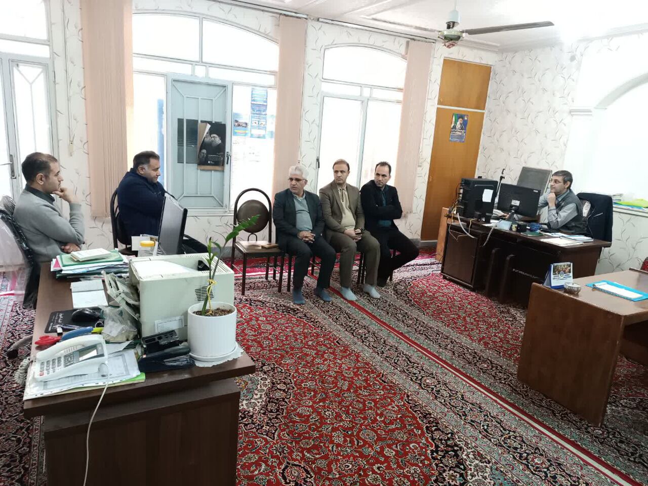 بازدید سرزده فرماندار از اداره تبلیغات اسلامی شهرستان آران و بیدگل