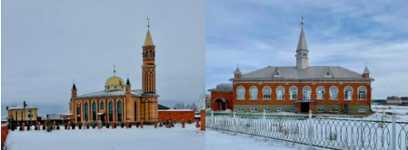 روستای سرِدنیا یلیوزان در روسیه با ۱۲ مسجد