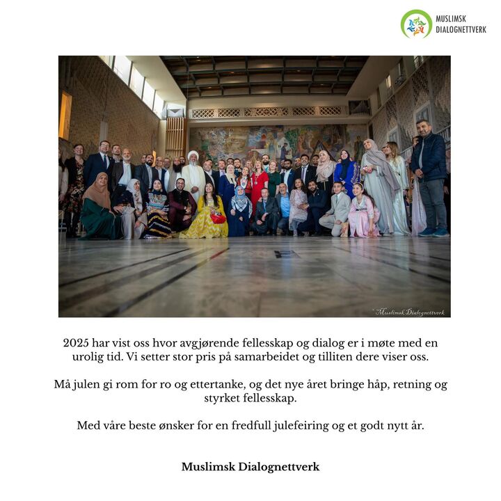 پیام تبریک مسلمانان نروژ به مناسبت کریسمس؛ تأکید بر همزیستی، احترام متقابل و گفت‌وگوی انسانی