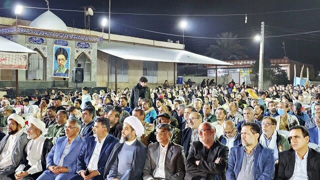 ششمین سالگرد شهادت سردار سلیمانی و نوزدهمین یادواره شهدای گورزانگ در میناب برگزار شد