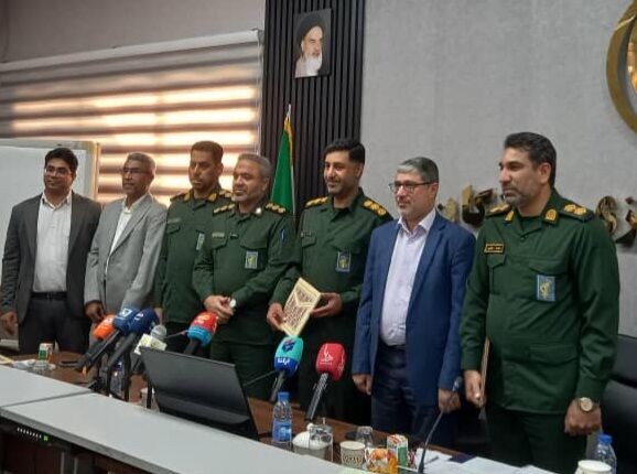 برگزاری آیین تکریم و معارفه رئیس سازمان بسیج رسانه هرمزگان