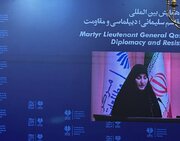 زینب سلیمانی: مقاومت برای حاج قاسم ابزار کاهش خشونت ساختاری بود و دیپلماسی