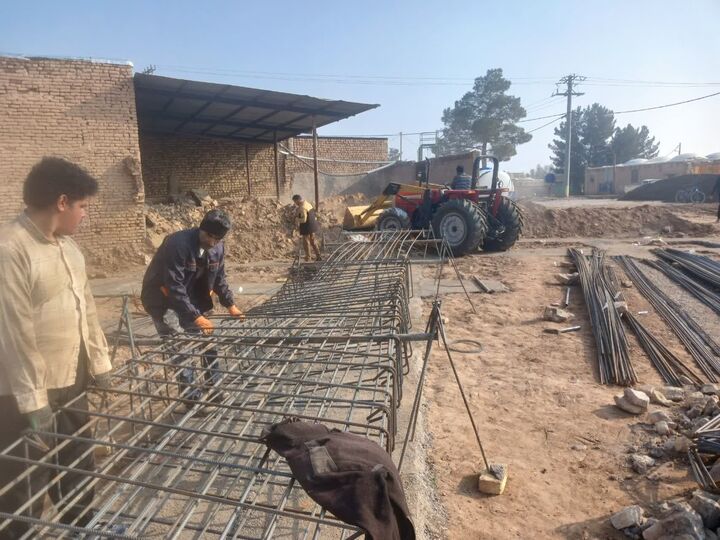 آغاز عملیات ساخت بزرگ‌ترین مسجد روستایی در فخره آران و بیدگل