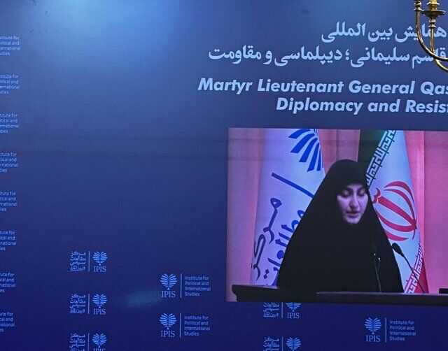 زینب سلیمانی: مقاومت برای حاج قاسم ابزار کاهش خشونت ساختاری بود و دیپلماسی