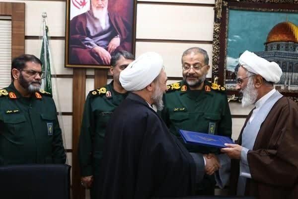 تکریم و معارفه مسئول سازمان بسیج اساتید، طلاب و روحانیون کشور