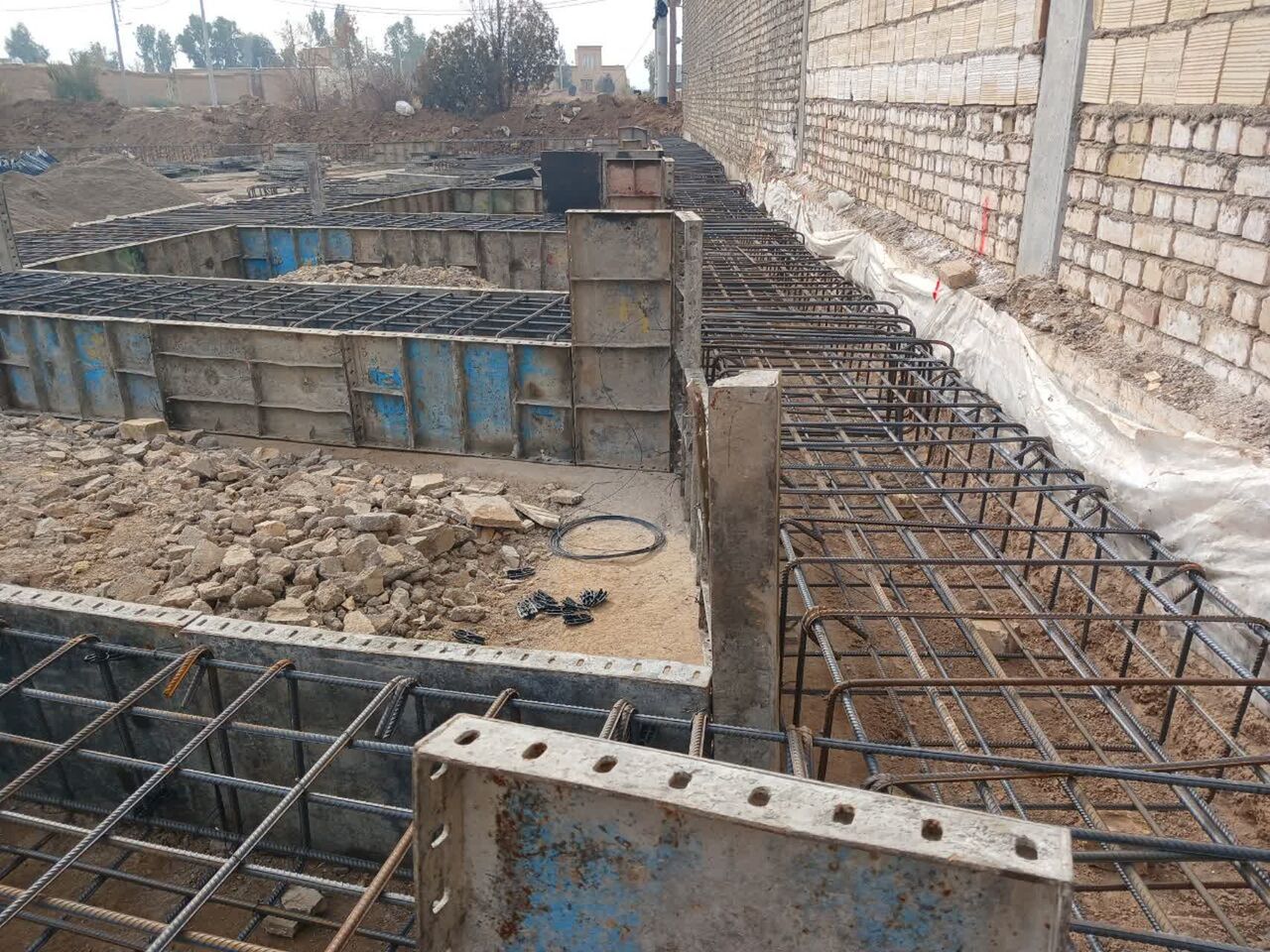 آغاز عملیات ساخت بزرگترین مسجد روستایی در فخره آران و بیدگل