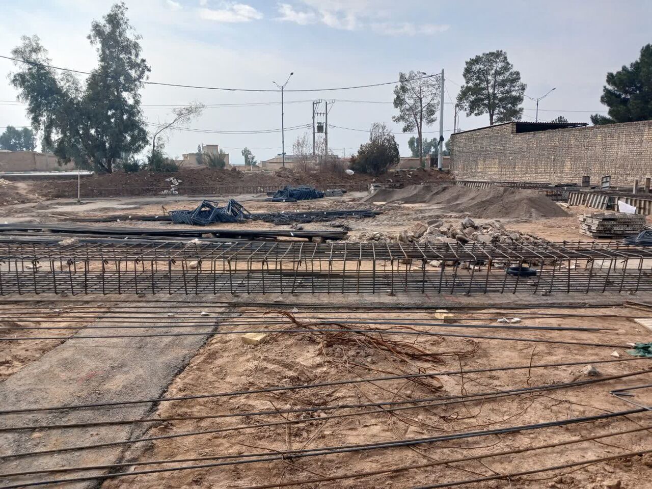 آغاز عملیات ساخت بزرگ‌ترین مسجد روستایی در فخره آران و بیدگل