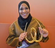 ابتهاج محمد: ایمان و ورزش، راهی به سمت موفقیت است