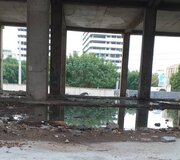 آب راکد در پروژه‌های رهاشده؛ بمب ساعتی تب دنگی در قلب بندرعباس