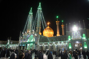 حال و هوای حرم بانوی کرامت در شام میلاد امام جواد (ع)