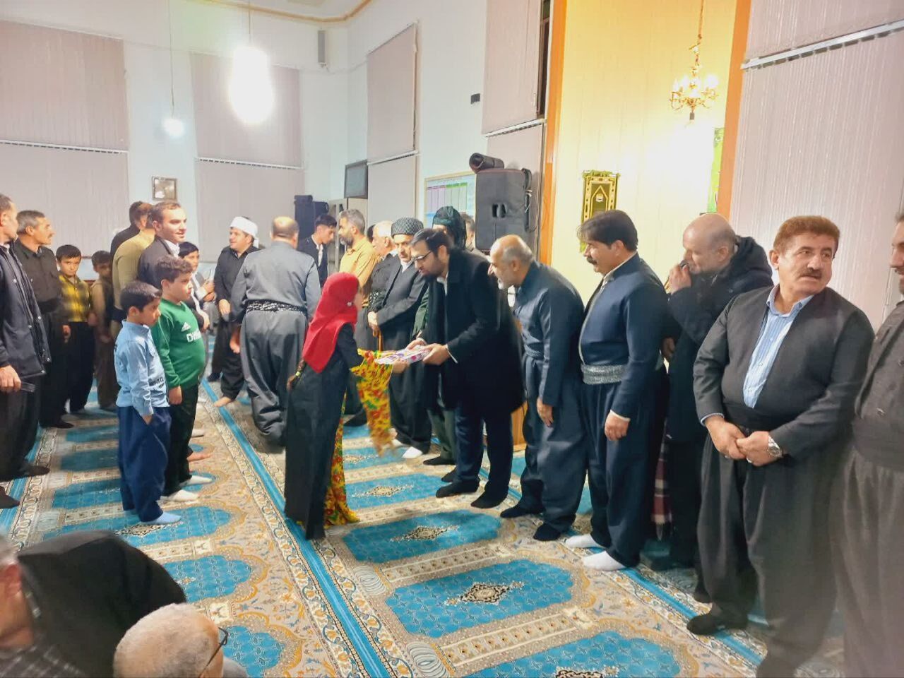 اجرای «تلاوت نور» در مسجد جامع روستای امروله سنندج