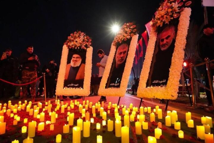 عراق در ششمین سالگرد شهادت فرماندهان پیروزی؛ تجدید بیعت مردمی با راه شهیدان سلیمانی و المهندس