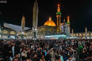 جشن شب میلاد مولای متقیان در حرم مطهر علوی