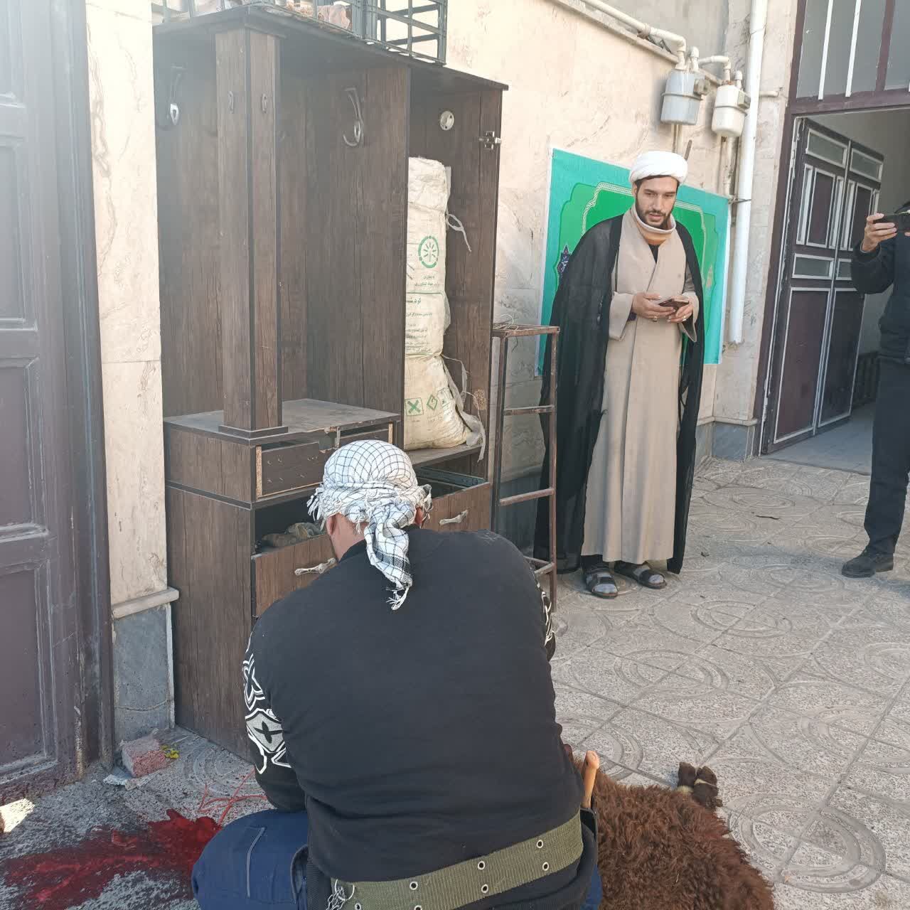 قربانی برای سفره معتکفان نوجوان در اراک