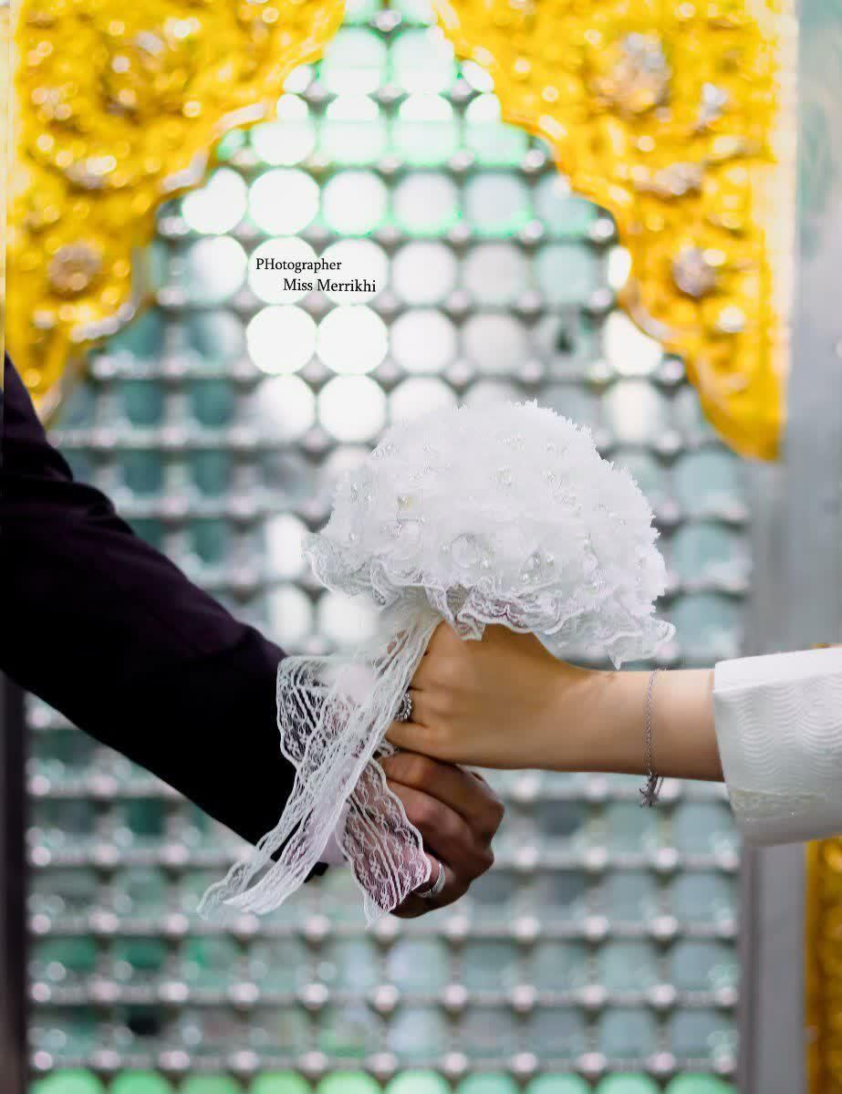 پیوند آسمانی زوج جوان در جوار حرم مطهر امامزاده قاسم(ع) آران و بیدگل