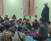 برگزاری مراسم معنوی اعتکاف ویژه نوجوانان و جوانان در دهستان جکدان شهرستان بشاگرد