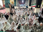 گوشه‌هایی از اعتکاف دخترانه مسجد حضرت ابوالفضل(ع) زنجان