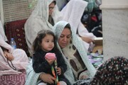 حال و هوای اعتکاف مادر و کودک در شهرستان اسفراین