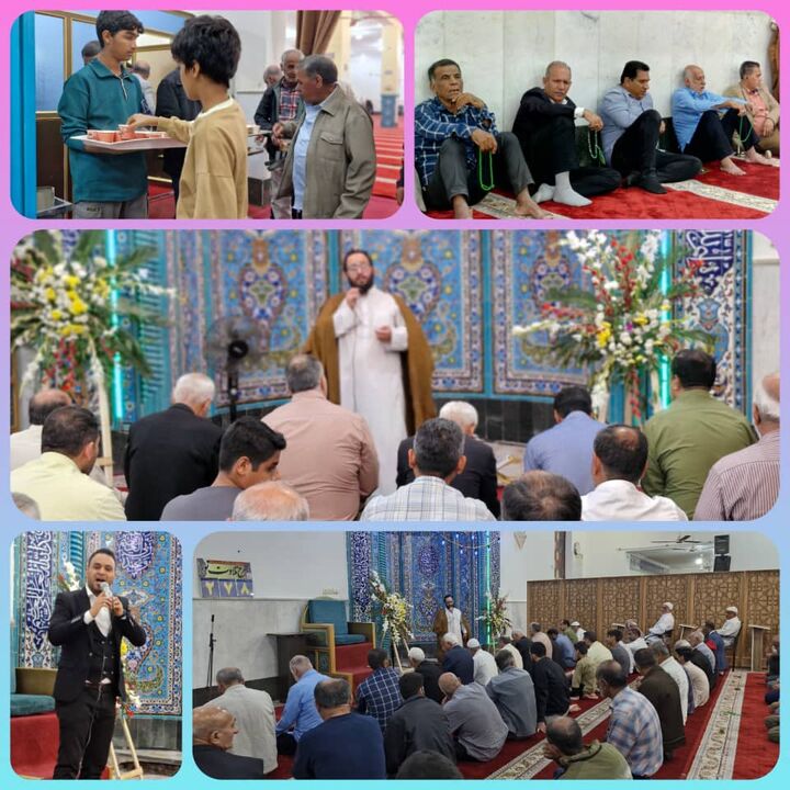 شرکت ۲۰۰ نوجوان پسر محله نخل ناخدا بندرعباس در مراسم اعتکاف معنوی  مسجد امام جعفر صادق(ع)