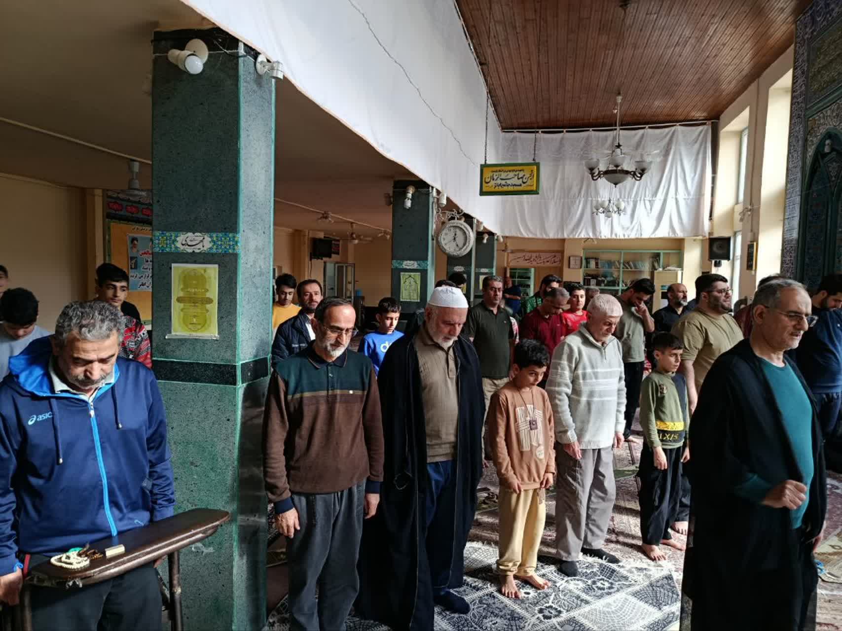 برگزاری آیین معنوی اعتکاف&nbsp;در مسجد جامع اباتر صومعه‌سرا