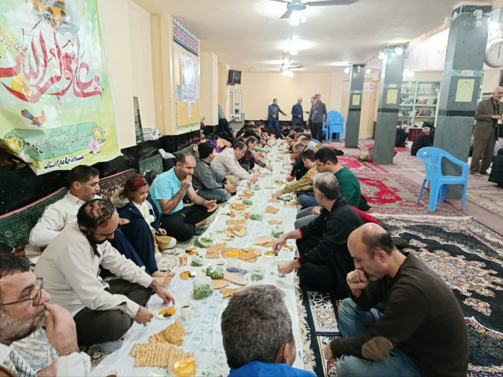 برگزاری آیین معنوی اعتکاف&nbsp;در مسجد جامع اباتر صومعه‌سرا