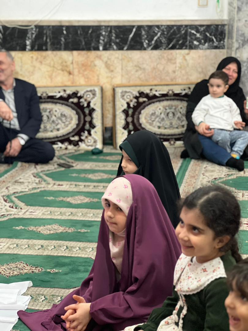 آیین پرفیض اعتکاف مادر و کودک در مسجد آیت الله طالقانی رشت