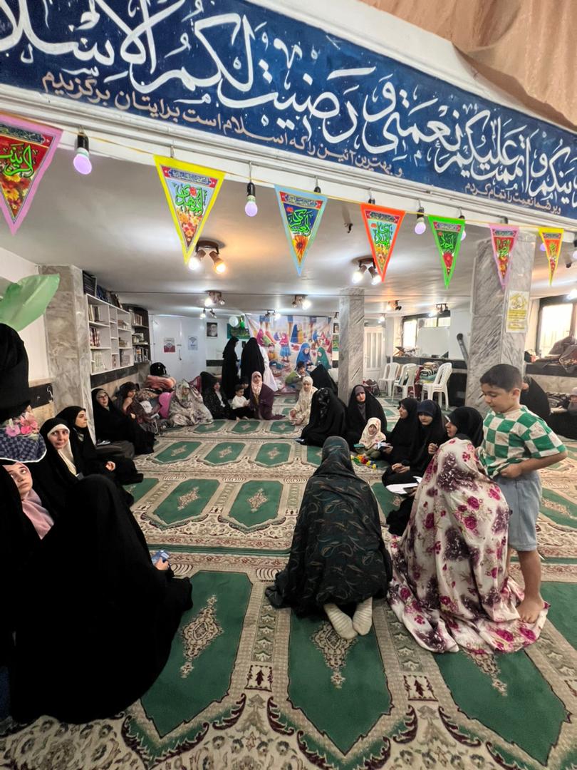 آیین پرفیض اعتکاف مادر و کودک در مسجد آیت الله طالقانی رشت