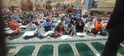محفل قرآنی معتکفین نوجوان مسجد النبی فریدونکنار