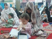 اعتکاف مادر-فرزندی در کرمان