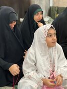 آیین پرفیض اعتکاف مادر و کودک در مسجد آیت الله طالقانی رشت