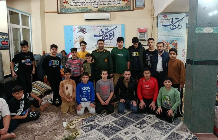 برگزاری آیین معنوی اعتکاف در مسجد جامع اباتر صومعه‌سرا