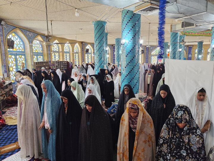 تجربه جدید دختران جیرفتی از حضور در مسجد