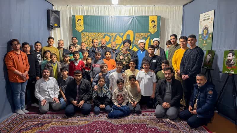 خلوت آسمانی معتکفین در مسجد حضرت رقیه(س) زنجان