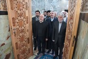 زیارت وزیر فرهنگ از مزار حضرت دانیال نبی(ع)