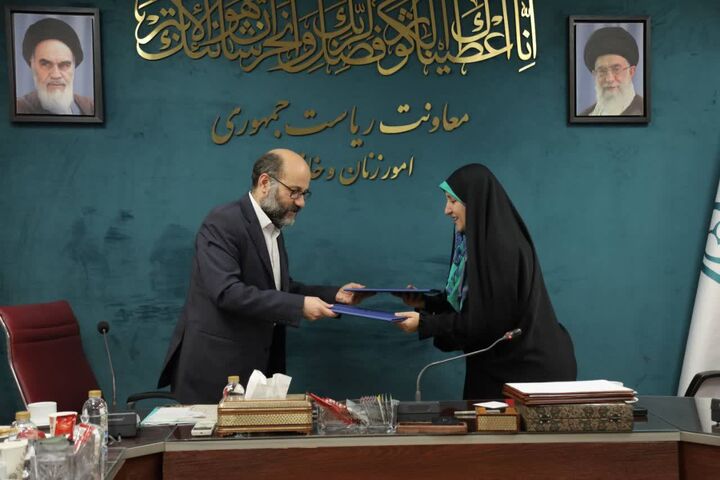 امضای تفاهم‌نامه همکاری معاونت امور زنان ریاست جمهوری و سازمان اسناد و کتابخانه ملی ایران