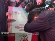 ورود پیکر پاک ۸۵ شهید دوران دفاع مقدس از طریق مرزآبی اروند به کشور