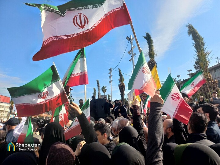 تشییع باشکوه شهدای امنیت توسط مردم قدرشناس رشت