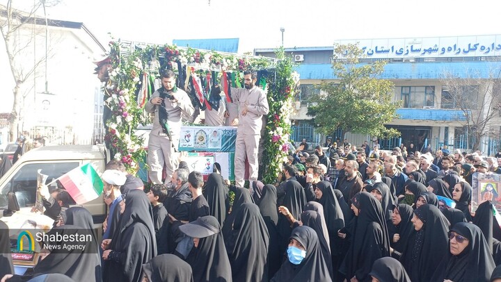 تشییع شهدای امنیت در حرم حضرت معصومه سلام علیها